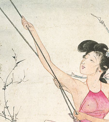 南岳-胡也佛的仕女画和最知名的金瓶梅秘戏图